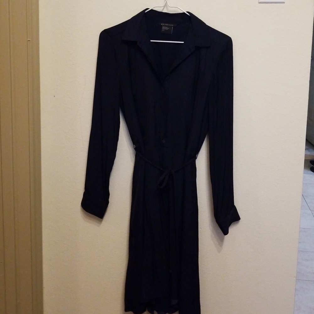 A/X flare line midi dress